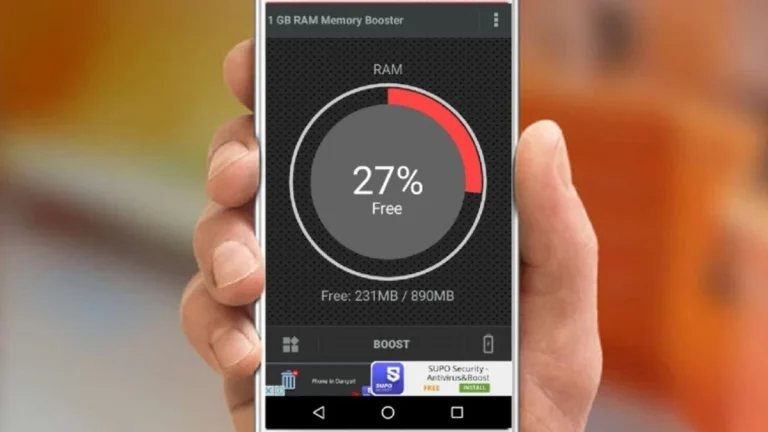 Aplicación gratuita de limpieza de memoria móvil