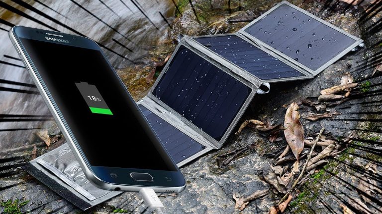 Aplicación para cargar celular usando energía solar